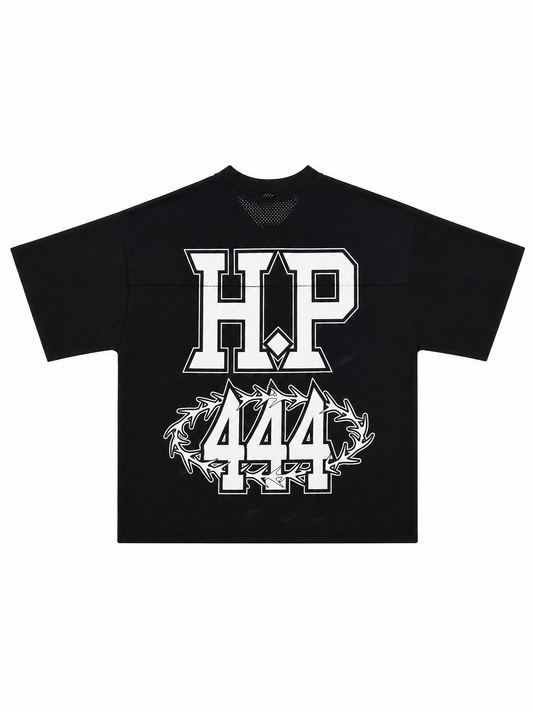 444 Crop mesh jersey