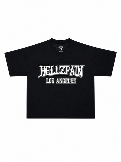 444 Crop mesh jersey